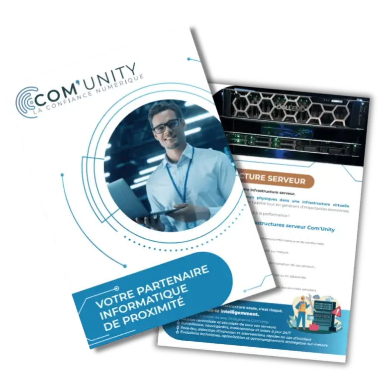 Plaquette de la société Com'Unity