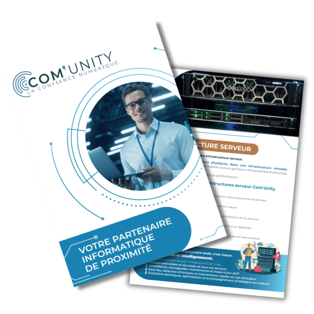 Plaquette de la société Com'Unity