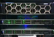 Serveurs virtuel en rack, infrastructure informatique professionnelle haute performance